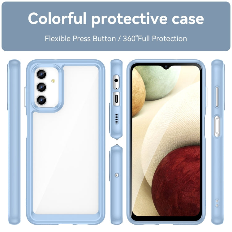 FRAME Zadný kryt pre Samsung Galaxy A13 4G - modrý