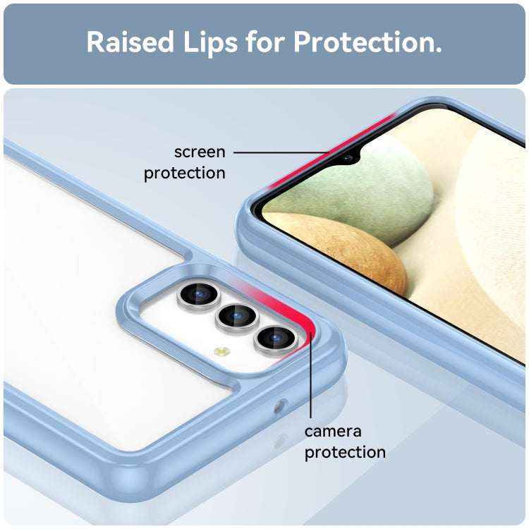 FRAME Zadný kryt pre Samsung Galaxy A13 4G - modrý