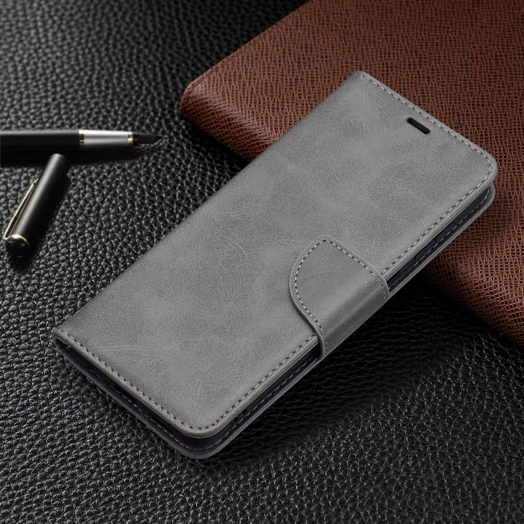 LAMBSKIN Knižkové puzdro pre Samsung Galaxy A13 5G / A04s - sivé