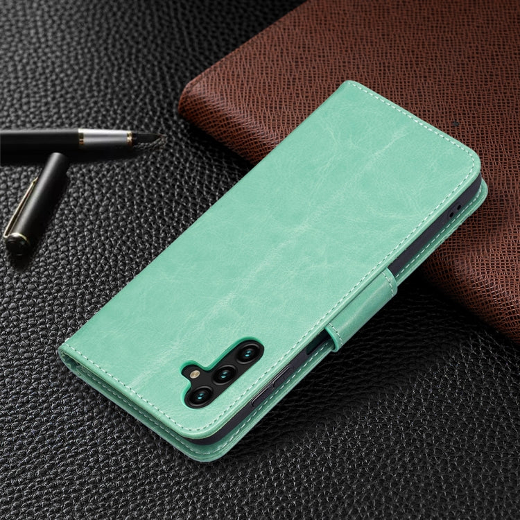 BUTTERFLY Knižkové puzdro pre Samsung Galaxy A13 5G / A04s - zelené