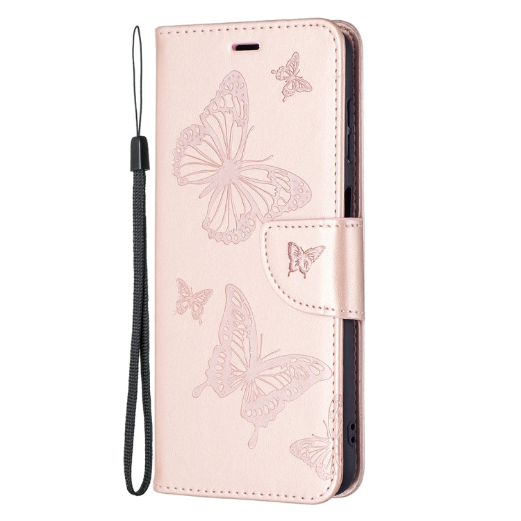 BUTTERFLY Knižkové puzdro pre Samsung Galaxy A13 5G / A04s - ružové