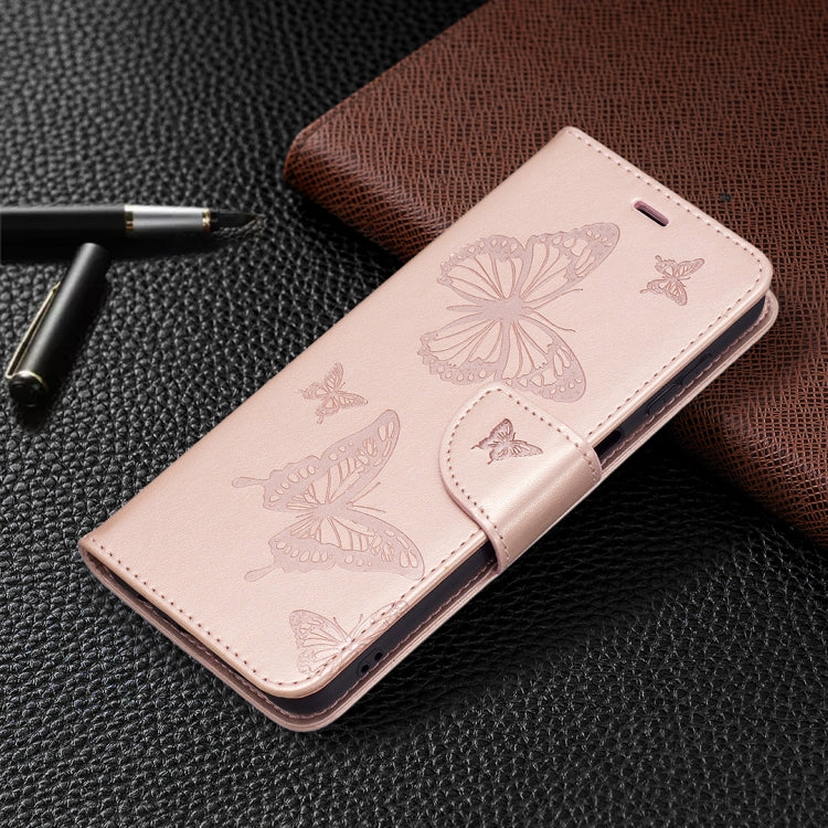 BUTTERFLY Knižkové puzdro pre Samsung Galaxy A13 5G / A04s - ružové