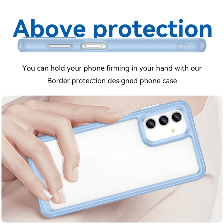 FRAME Zadný kryt pre Samsung Galaxy A13 5G / A04s - modrý