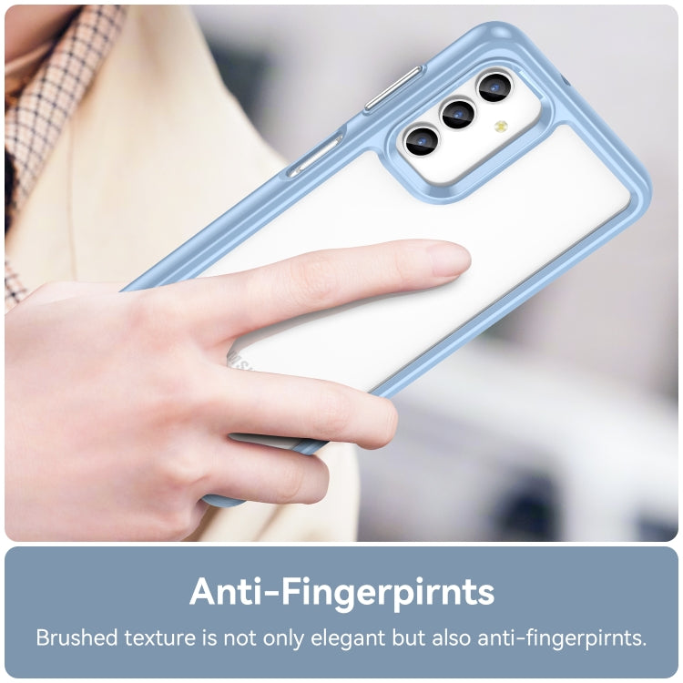 FRAME Zadný kryt pre Samsung Galaxy A13 5G / A04s - modrý