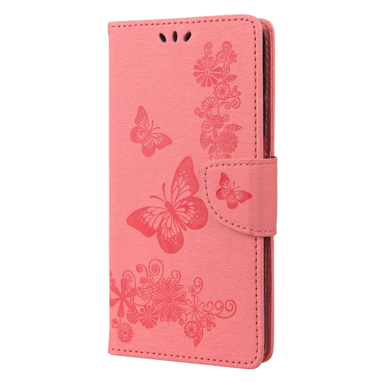 BUTTERFLY Knižkové puzdro pre Samsung Galaxy A14 / A14 5G - ružové