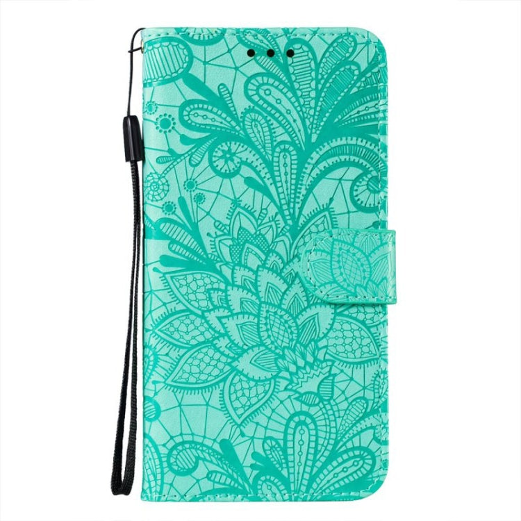 FLOWER Knižkové puzdro pre Samsung Galaxy A14 / A14 5G - zelené