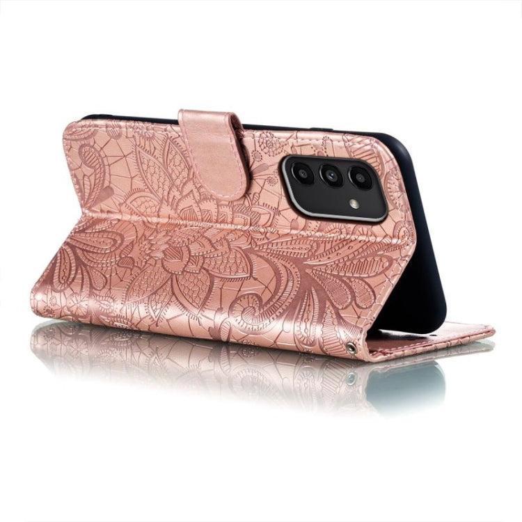 FLOWER Knižkové puzdro pre Samsung Galaxy A14 / A14 5G - ružové