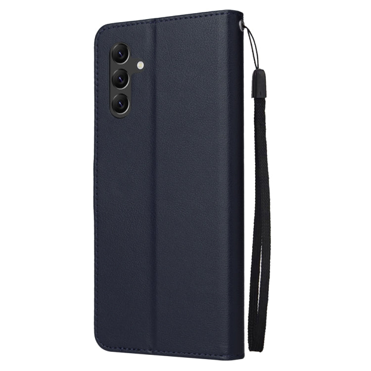 SOLID Knižkové puzdro pre Samsung Galaxy A14 / A14 5G - modré