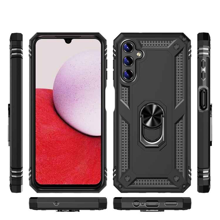 RING ARMOR Tvrdený kryt pre Samsung Galaxy A14 / A14 5G - čierny