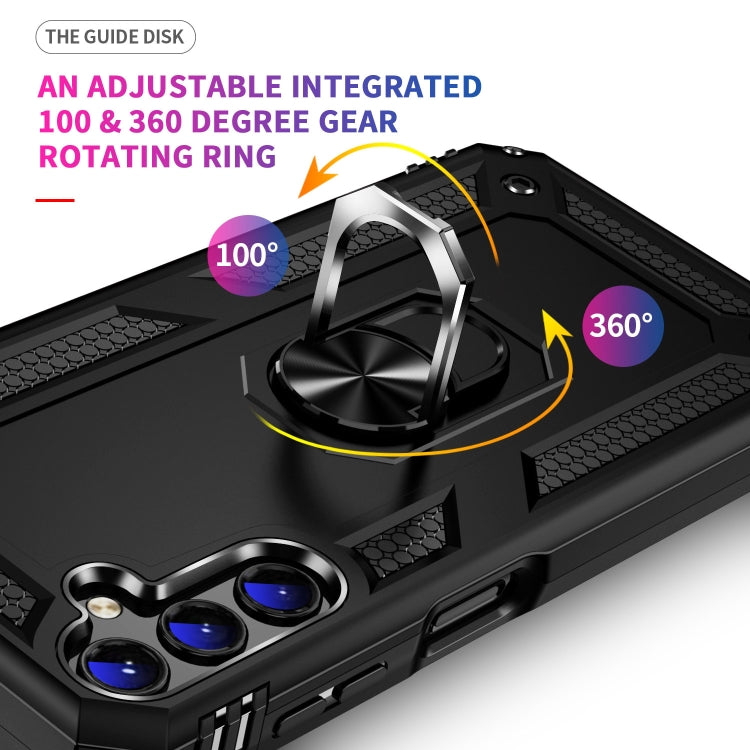 RING ARMOR Tvrdený kryt pre Samsung Galaxy A14 / A14 5G - čierny