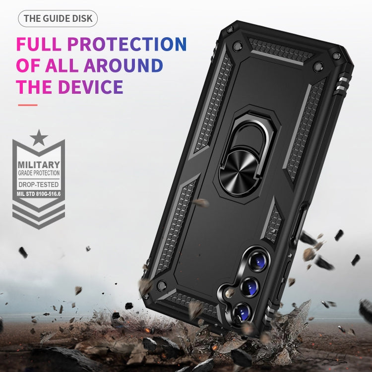 RING ARMOR Tvrdený kryt pre Samsung Galaxy A14 / A14 5G - čierny