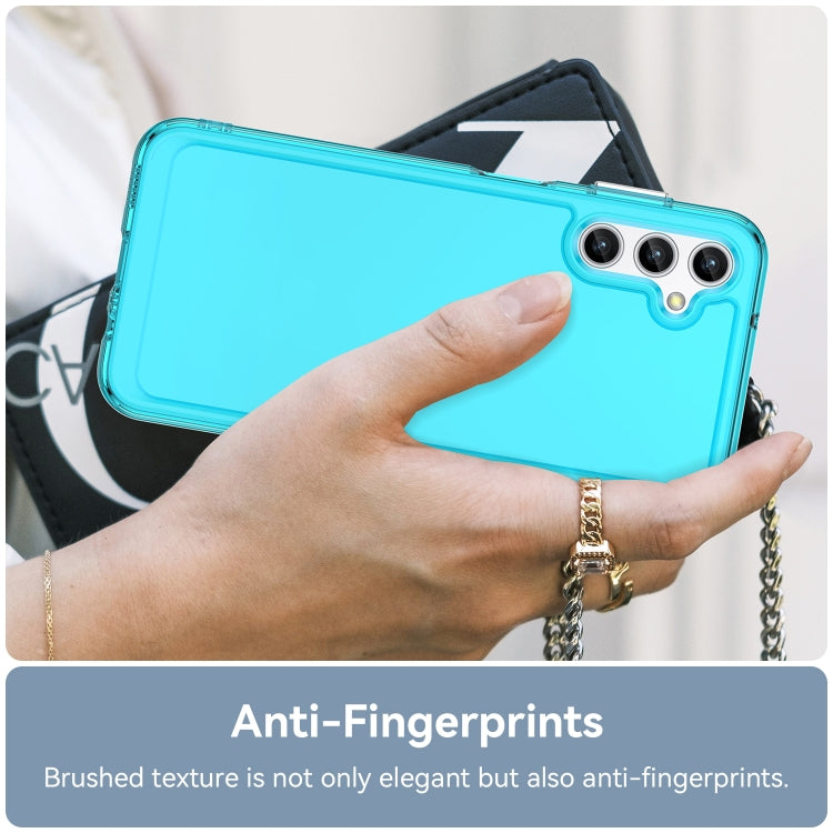 CANDY Zadný obal pre Samsung Galaxy A14 / A14 5G - modrý