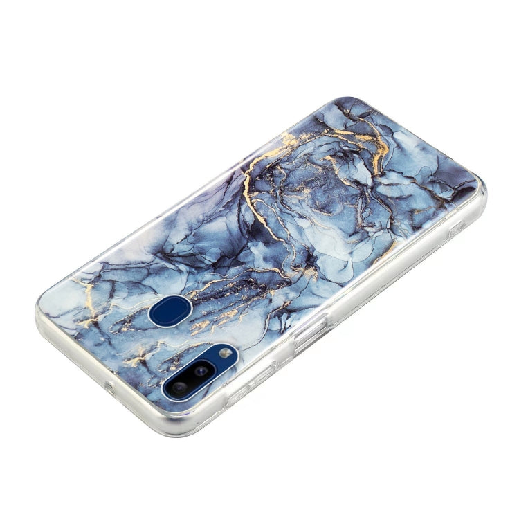 MARBLE Zadný kryt pre Samsung Galaxy A20e - sivý