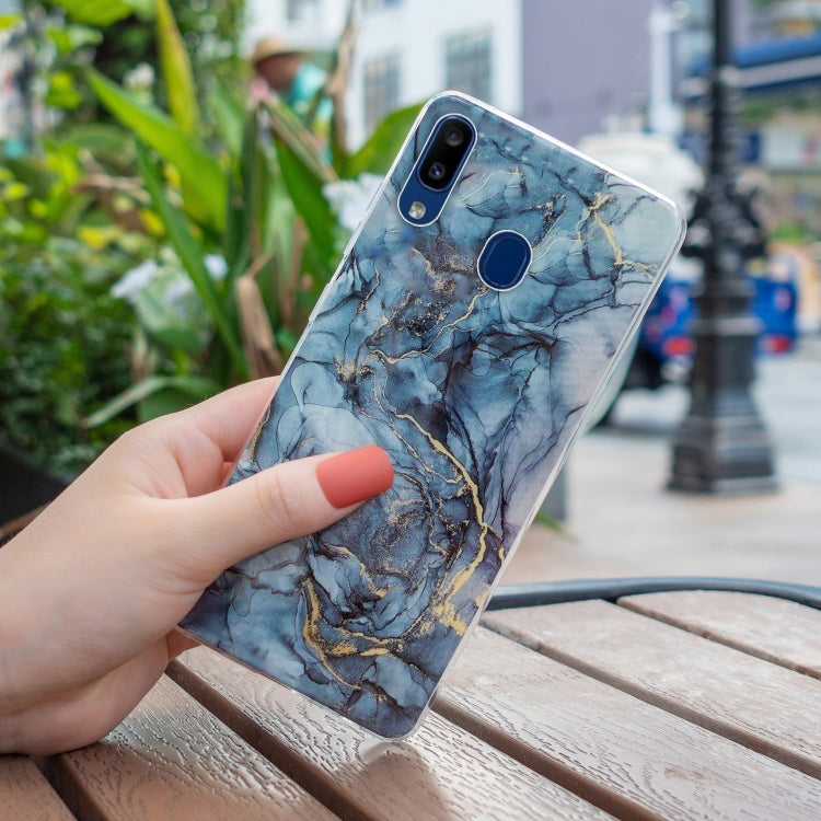 MARBLE Zadný kryt pre Samsung Galaxy A20e - sivý