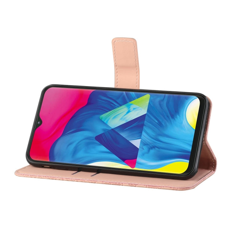 FLOWER Knižkové puzdro pre Samsung Galaxy A20e - ružové