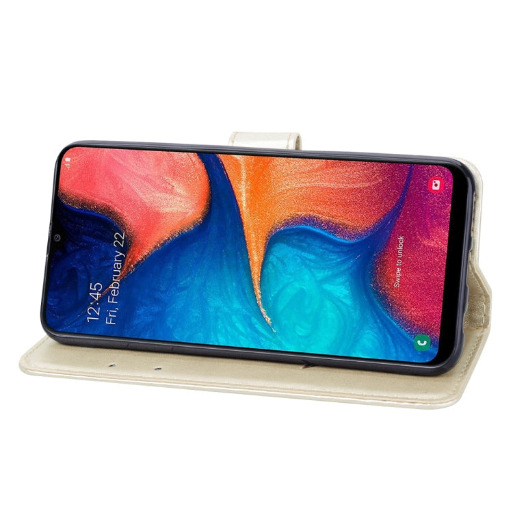 ROSE Knižkové puzdro pre Samsung Galaxy A20e - zlaté