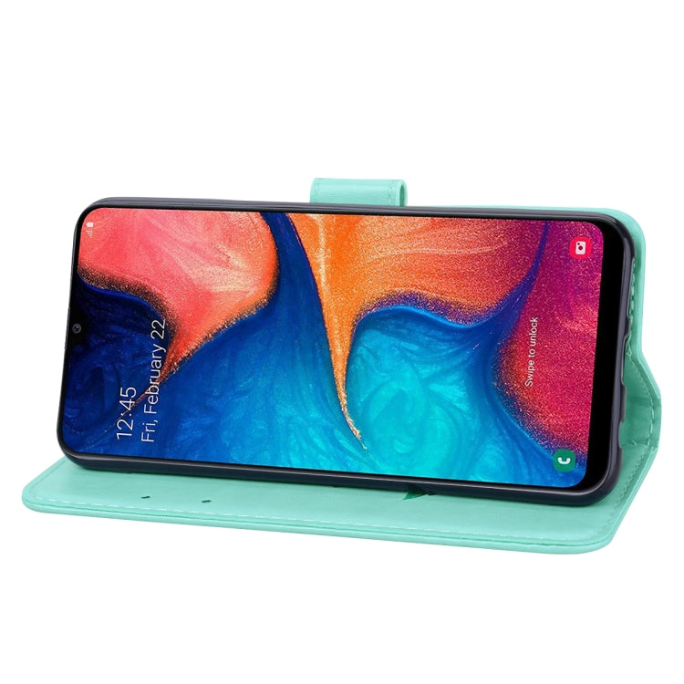 ROSE Knižkové puzdro pre Samsung Galaxy A20e - zelené