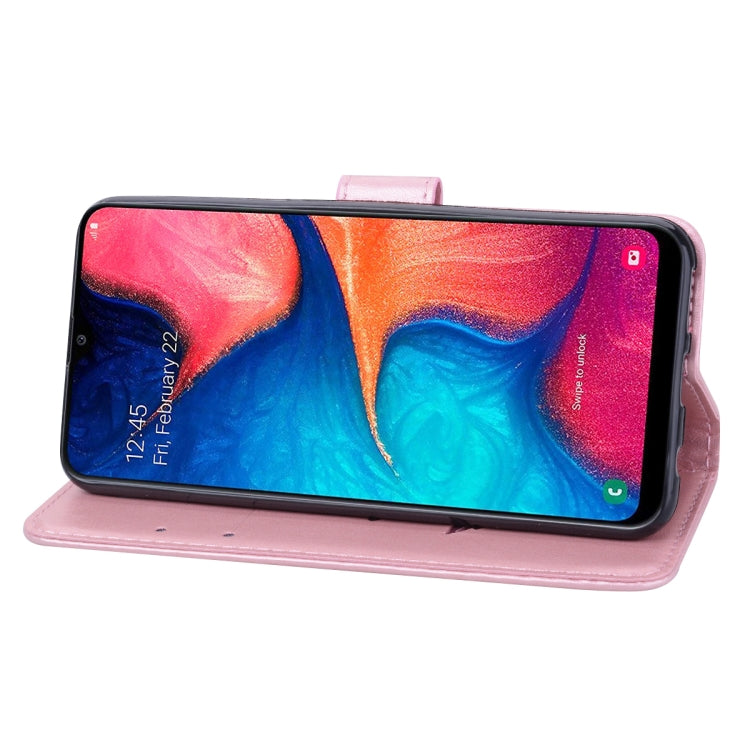 ROSE Knižkové puzdro pre Samsung Galaxy A20e - ružové