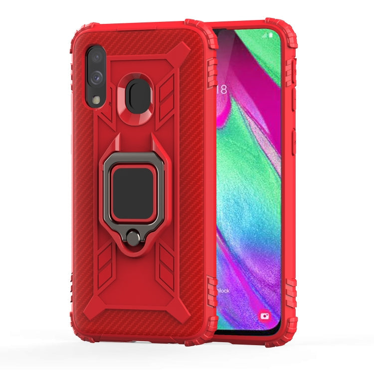 RING ARMOR Tvrdený kryt pre Samsung Galaxy A20e - červený