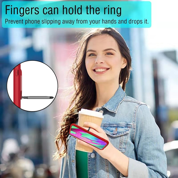 RING ARMOR Tvrdený kryt pre Samsung Galaxy A20e - červený