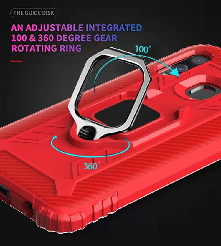 RING ARMOR Tvrdený kryt pre Samsung Galaxy A20e - červený