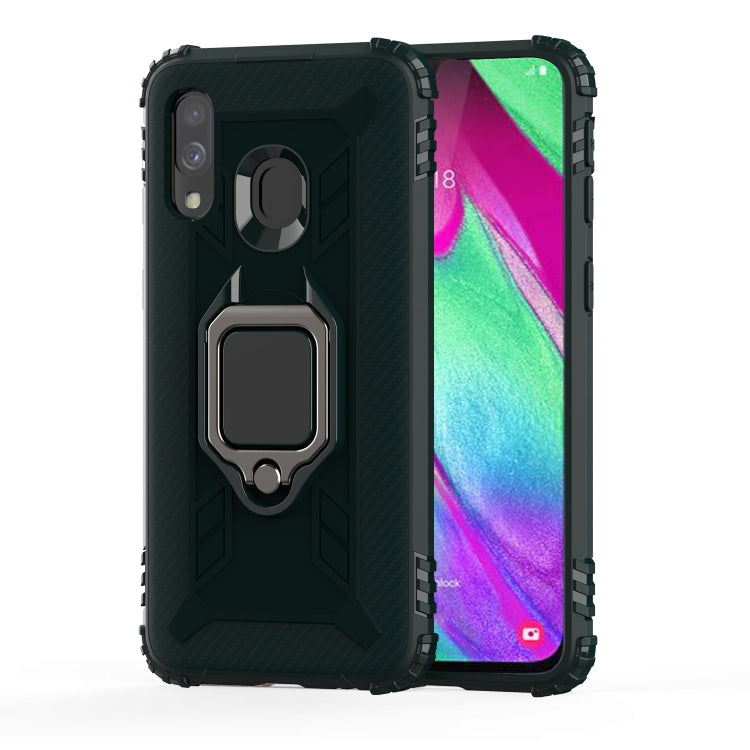 RING ARMOR Tvrdený kryt pre Samsung Galaxy A20e - zelený