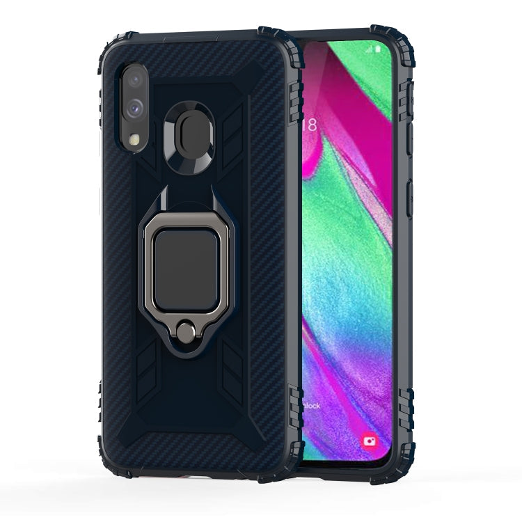 RING ARMOR Tvrdený kryt pre Samsung Galaxy A20e - modrý