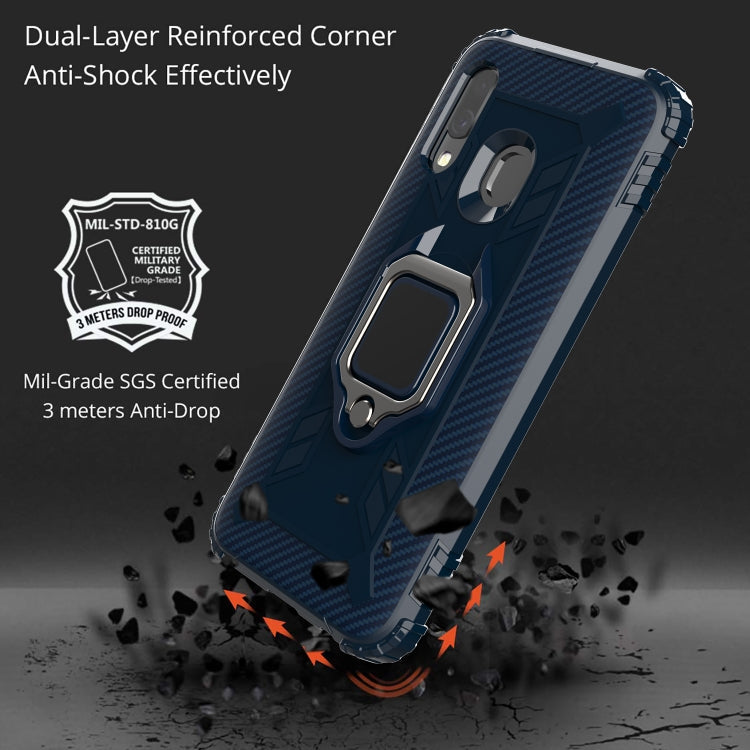 RING ARMOR Tvrdený kryt pre Samsung Galaxy A20e - modrý