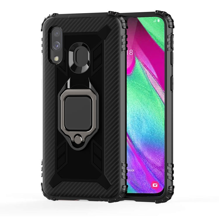 RING ARMOR Tvrdený kryt pre Samsung Galaxy A20e - čierny