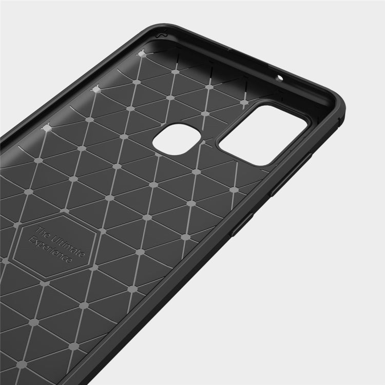 CARBON Zadný obal pre Samsung Galaxy A21s - modrý