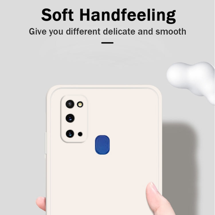 MATT Silikónový obal pre Samsung Galaxy A21s - modrý