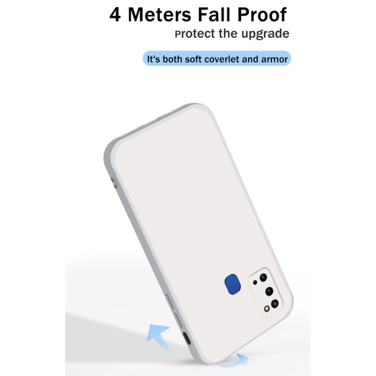 MATT Silikónový obal pre Samsung Galaxy A21s - fialový