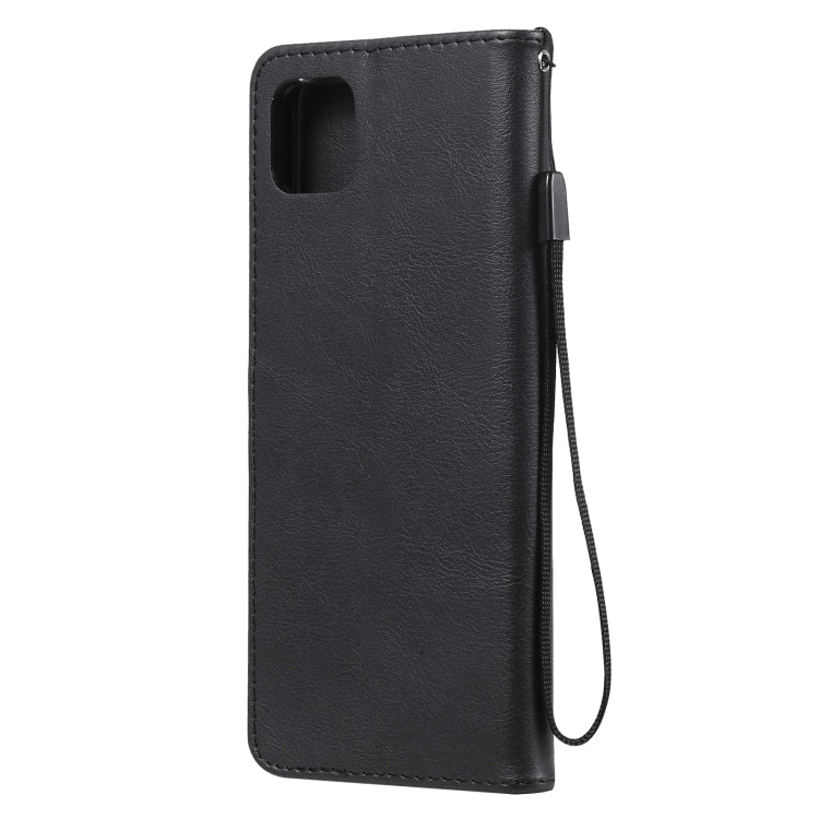 SOLID Knižkové puzdro pre Samsung Galaxy A22 5G - čierne