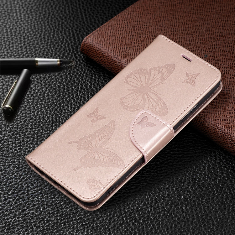 BUTTERFLY Knižkové puzdro pre Samsung Galaxy A22 5G - ružové
