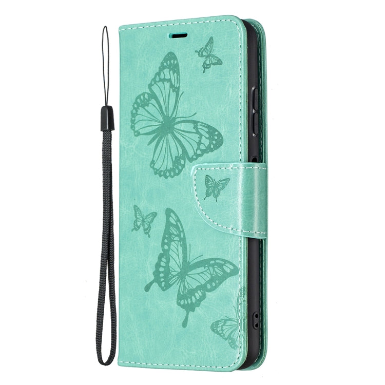 BUTTERFLY Knižkové puzdro pre Samsung Galaxy A22 5G - zelené