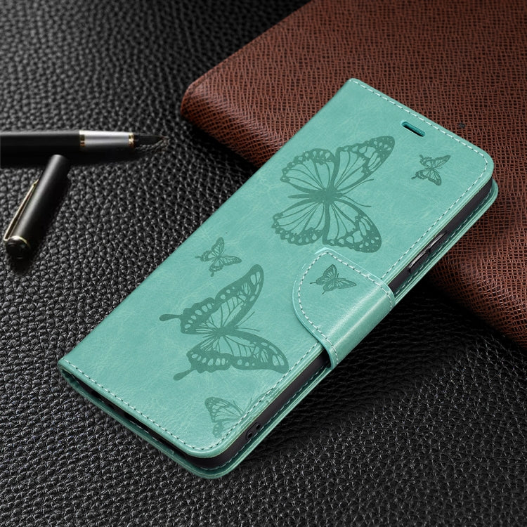 BUTTERFLY Knižkové puzdro pre Samsung Galaxy A22 5G - zelené