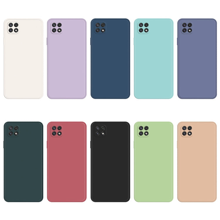 MATT Silikónový obal pre Samsung Galaxy A22 5G - čierny