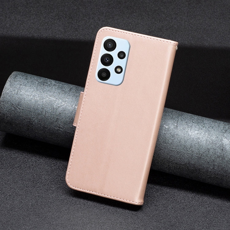 BUTTERFLY Knižkové puzdro pre Samsung Galaxy A23 / A23 5G - ružové