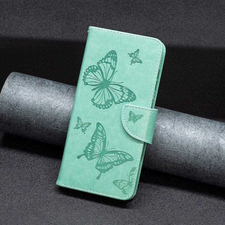 BUTTERFLY Knižkové puzdro pre Samsung Galaxy A23 / A23 5G - zelené