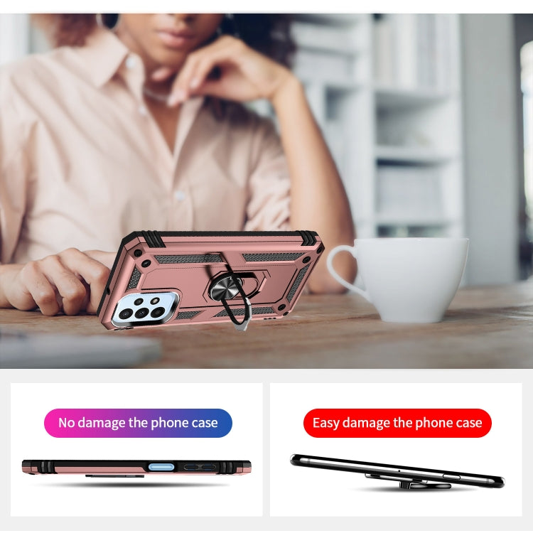 RING ARMOR Tvrdený kryt pre Samsung Galaxy A23 / A23 5G - ružový