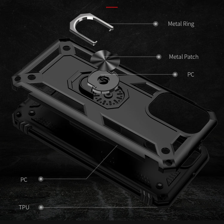 RING ARMOR Tvrdený kryt pre Samsung Galaxy A23 / A23 5G - čierny