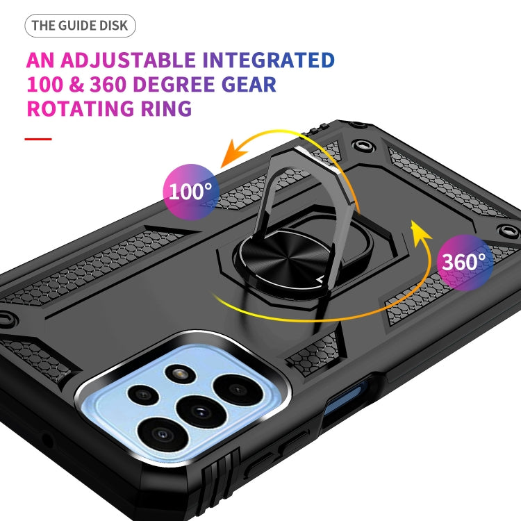 RING ARMOR Tvrdený kryt pre Samsung Galaxy A23 / A23 5G - čierny