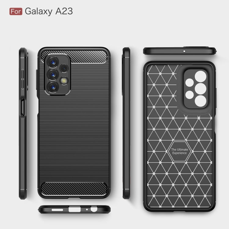 CARBON Zadný obal pre Samsung Galaxy A23 / A23 5G - čierny