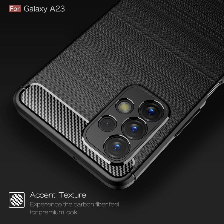CARBON Zadný obal pre Samsung Galaxy A23 / A23 5G - čierny