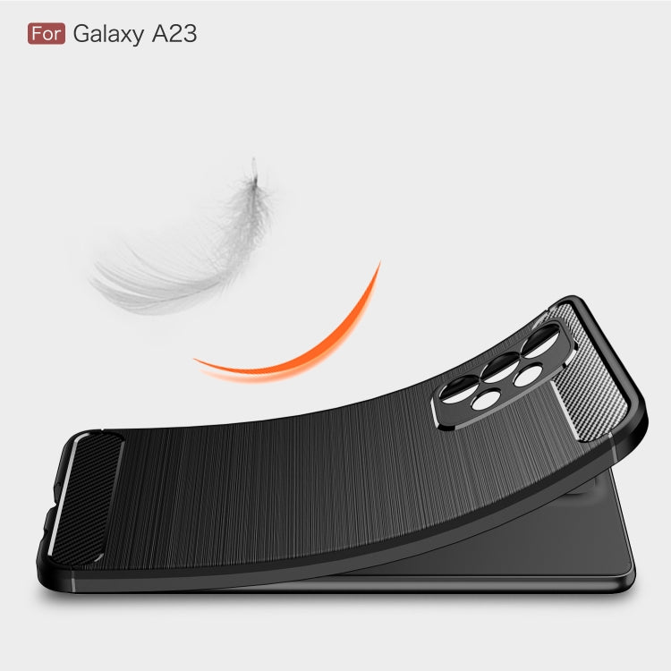 CARBON Zadný obal pre Samsung Galaxy A23 / A23 5G - čierny