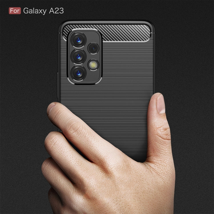 CARBON Zadný obal pre Samsung Galaxy A23 / A23 5G - čierny