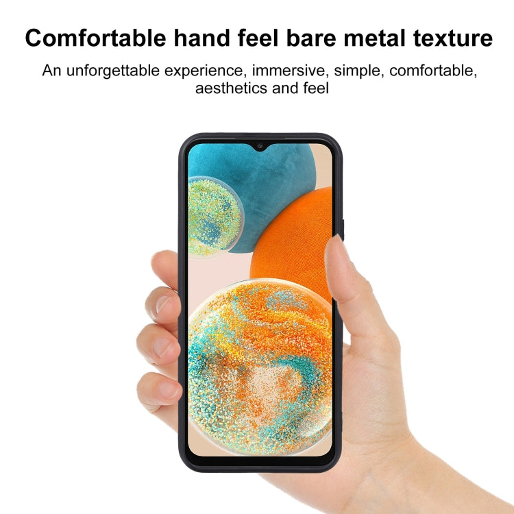 MATT Silikónový obal pre Samsung Galaxy A23 / A23 5G - čierny