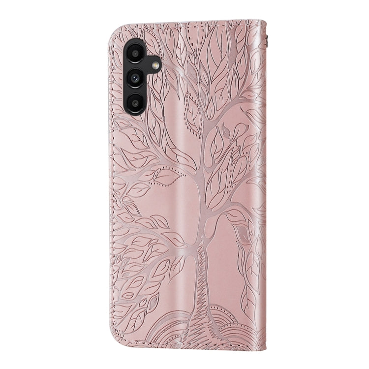 TREE Knižkové puzdro pre Samsung Galaxy A25 5G - ružové