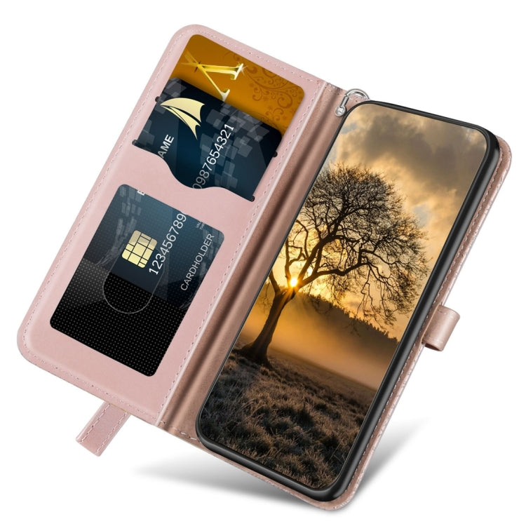 TREE Knižkové puzdro pre Samsung Galaxy A25 5G - ružové