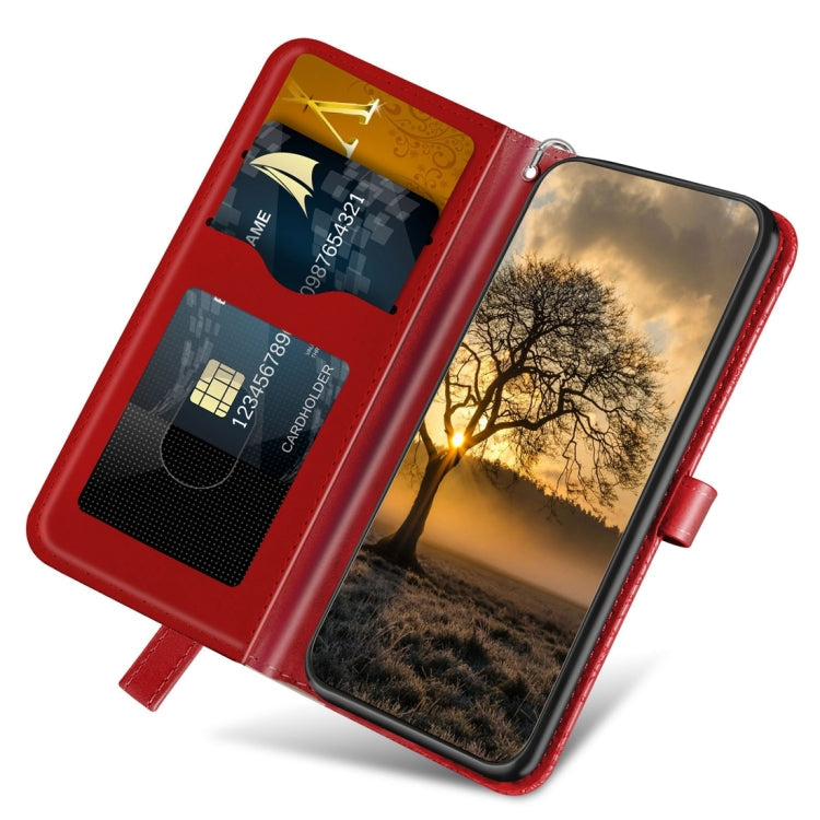 TREE Knižkové puzdro pre Samsung Galaxy A25 5G - červené